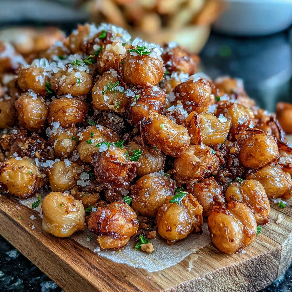 Cinnamon Roasted Chickpeas Snack