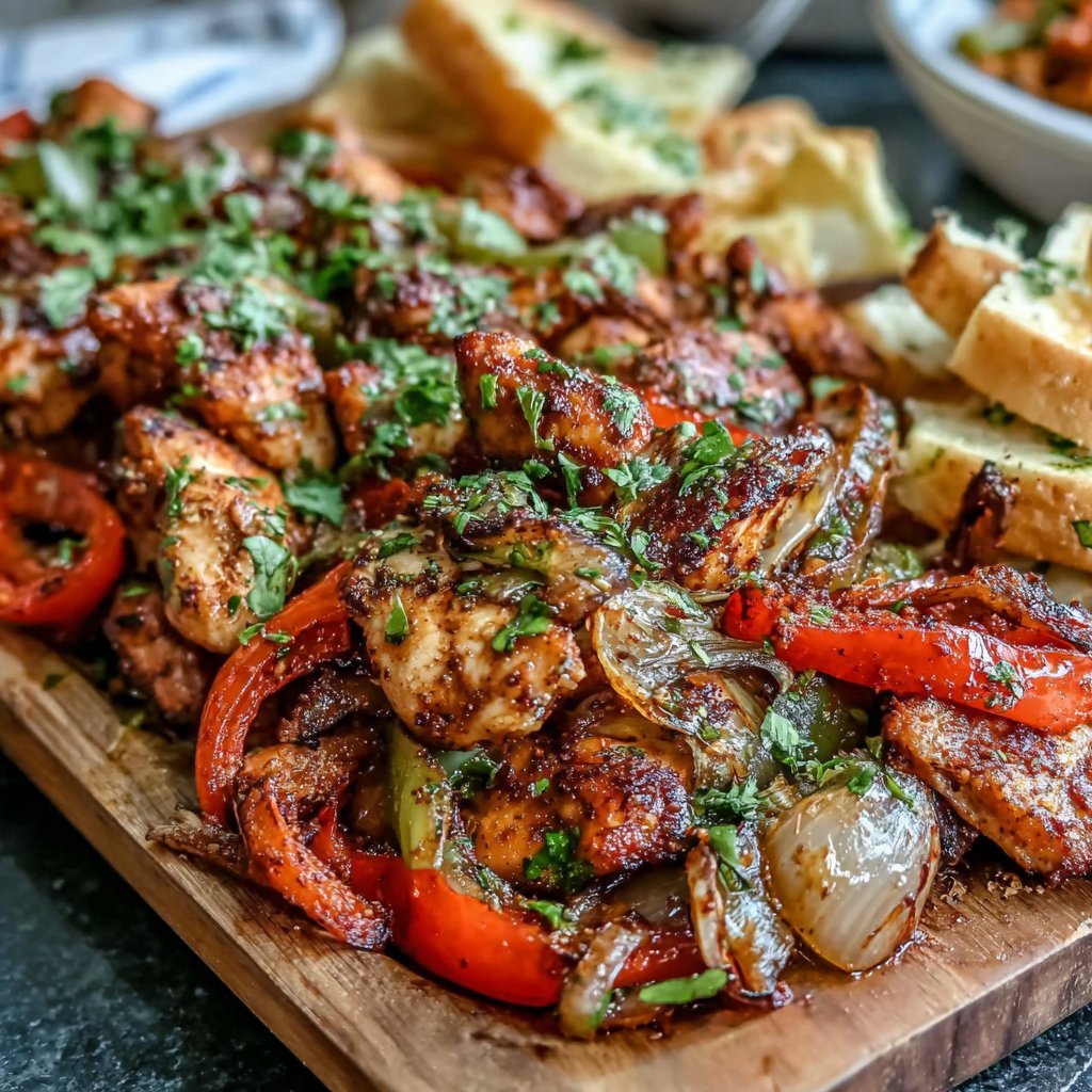 Chicken Fajita Sheet Pan