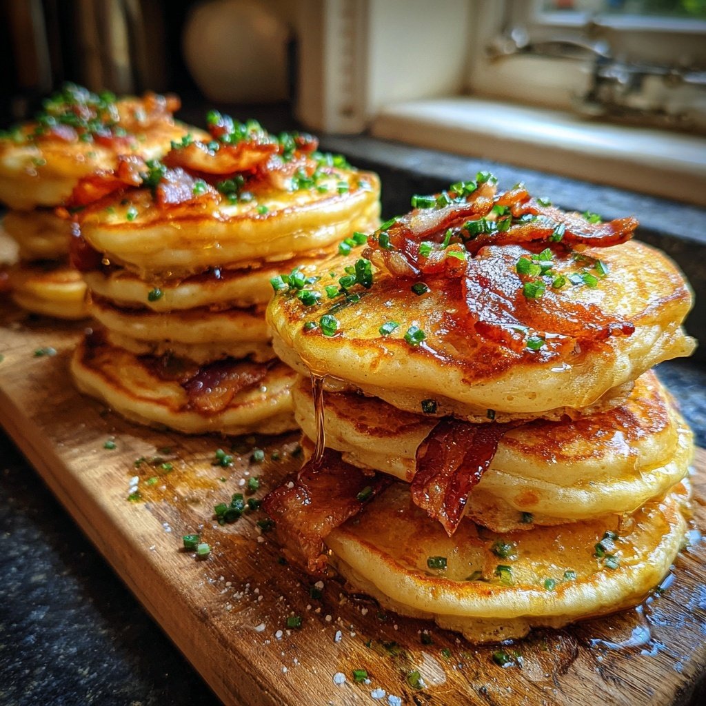 Savory Pancake Stacks