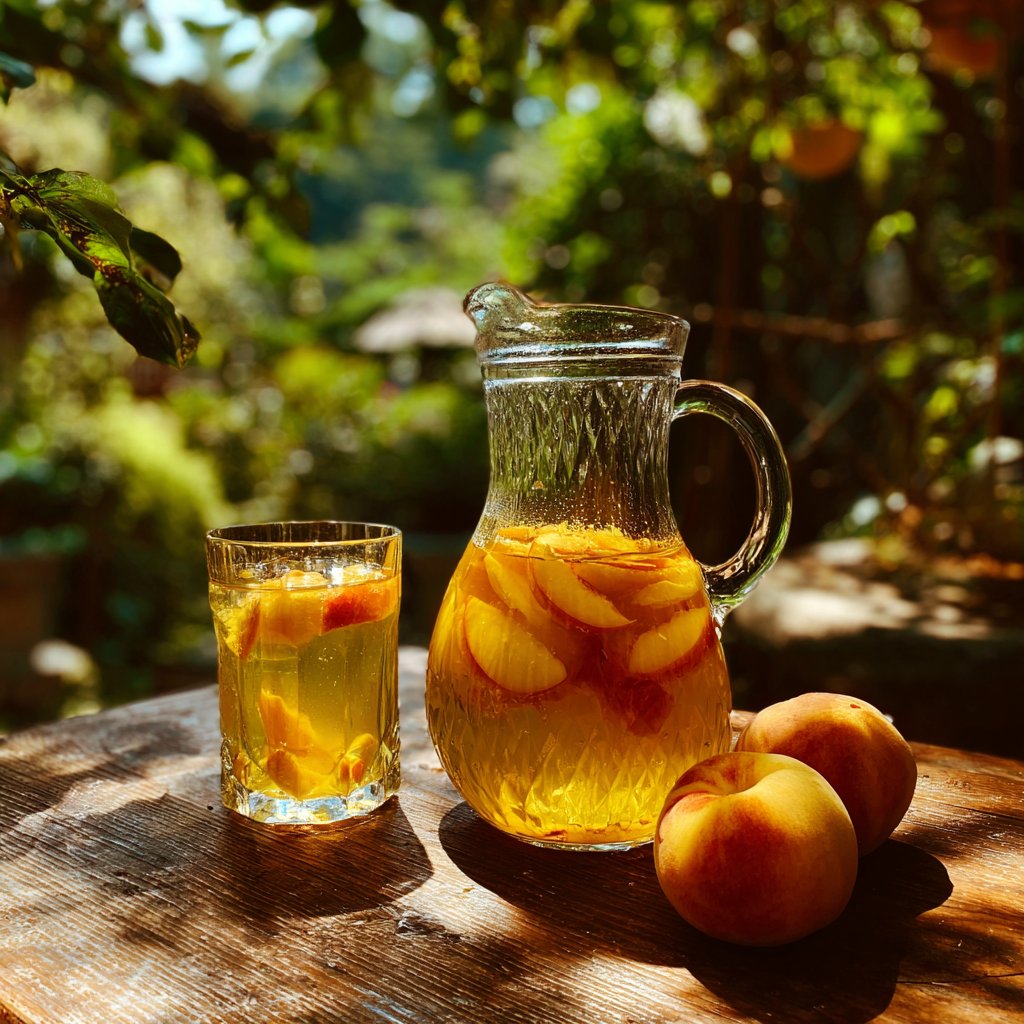 Peach Iced Green Tea