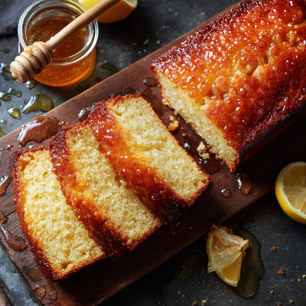 Honey Glazed Lemon Bread