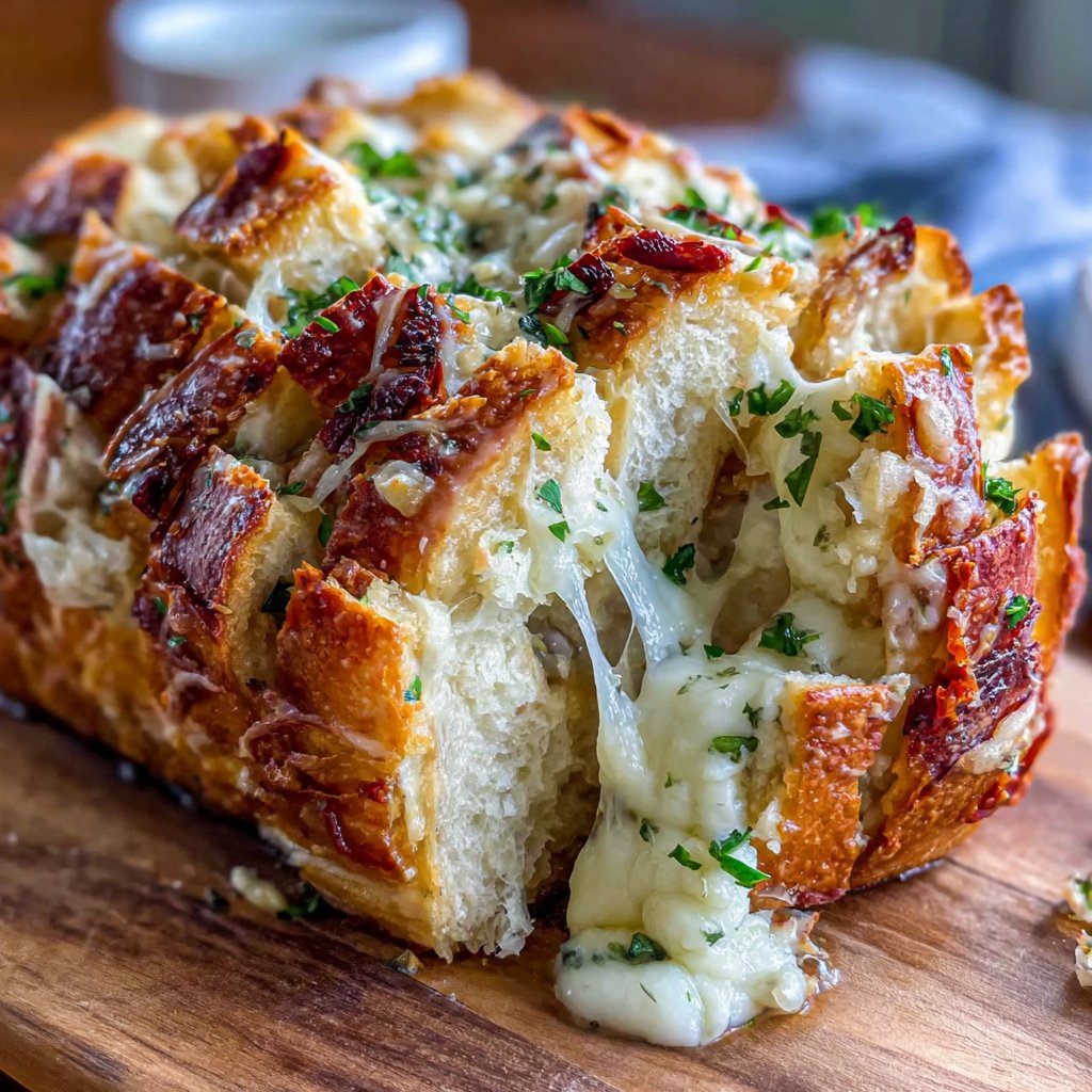Cheesy Garlic Pull Apart Bread