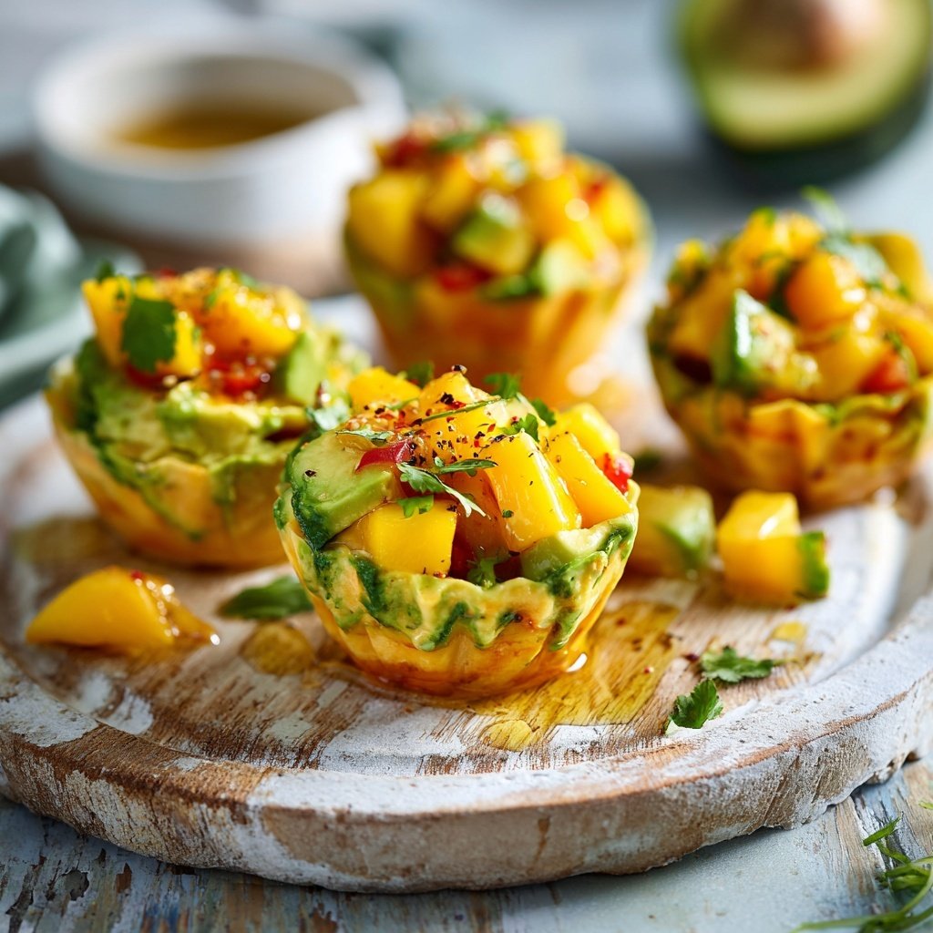 Mango Avocado Salad Cups