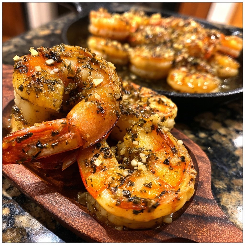 Lemon Garlic Roasted Shrimp