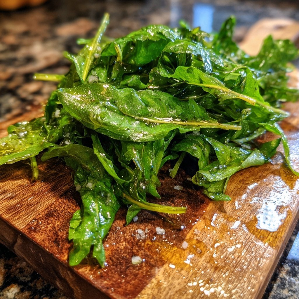 Dandelion Leaves with Garlic